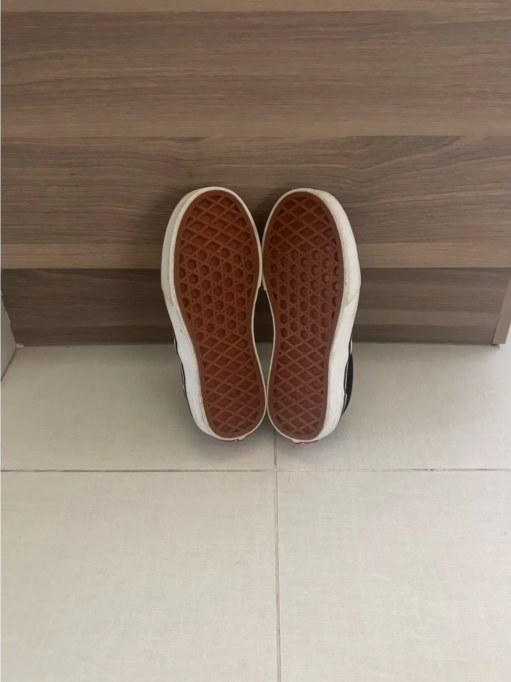 Vans Kids Black & White Slip-On Sneakers